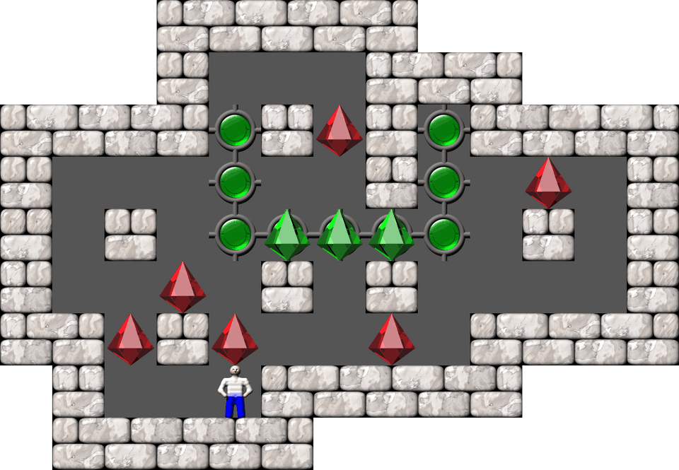 Sokoban Kevin 16 level 60